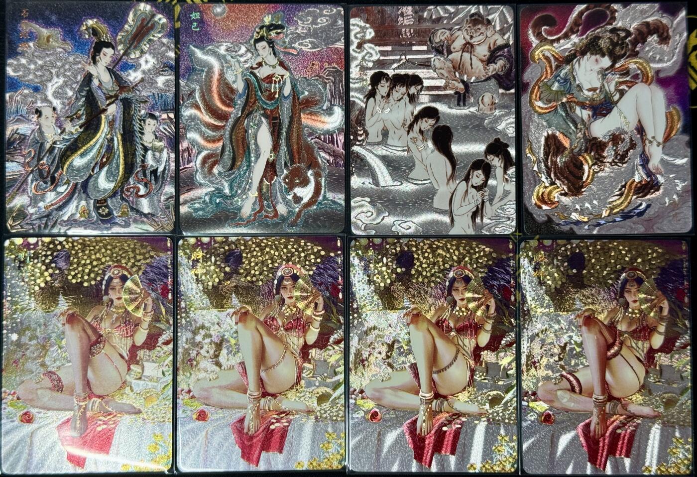 白泽拍卖卡牌手绘专场第8期（露深花气冷，霜降蟹膏肥）