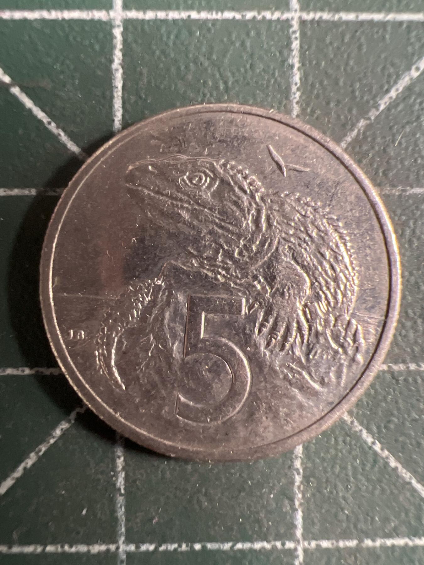 第733期  硬币专场 （无押金，捡漏，全场50包邮，偏远地区除外，接收代拍业务，本店十天发一次货） 新西兰5分