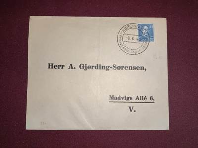 联合阁邮币社™ ——“首日封，0佣金”多多支持 丹麦1944年 古典实寄邮封