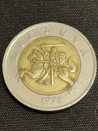 2024年第十三场外国好品散币(免佣金) - 立陶宛🇱🇹1998年5拉特
