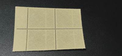 德国邮票专场，都是四方联 德国邮票四方连，1963年发行，纳粹受害者墓地教堂落成，品相如图