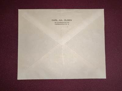 联合阁邮币社™ ——“首日封，0佣金”多多支持 丹麦1944年 古典实寄邮封