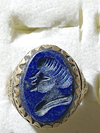 回流饰品旧书 - F9中亚回流天然石戒指