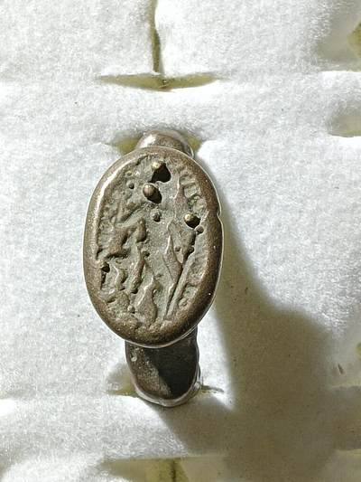 回流饰品旧书 - C2中亚回流铜戒指