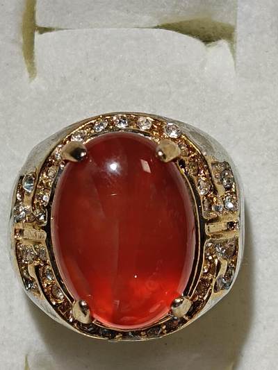 回流饰品旧书 - A3中亚回流天然石戒指