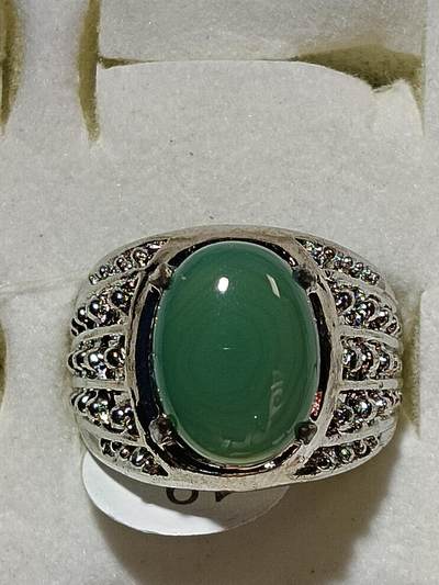 回流饰品旧书 - B4中亚回流天然石戒指