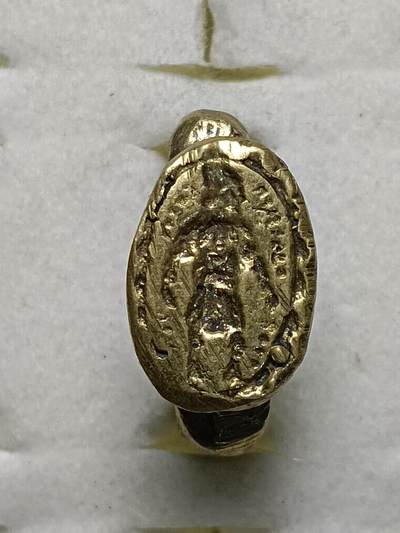 回流饰品旧书 - E3中亚回流铜戒指