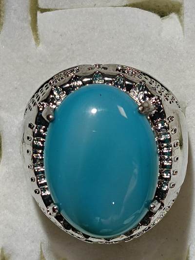 回流饰品旧书 - B9中亚回流天然石戒指