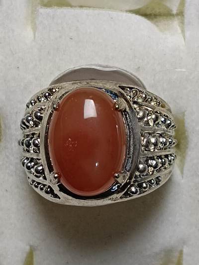 回流饰品旧书 - C4中亚回流天然石戒指