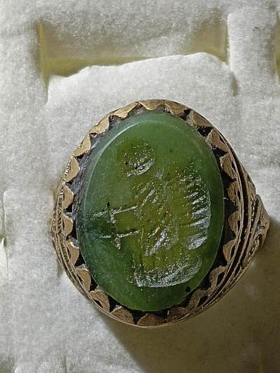 回流饰品旧书 - C8中亚回流天然石戒指