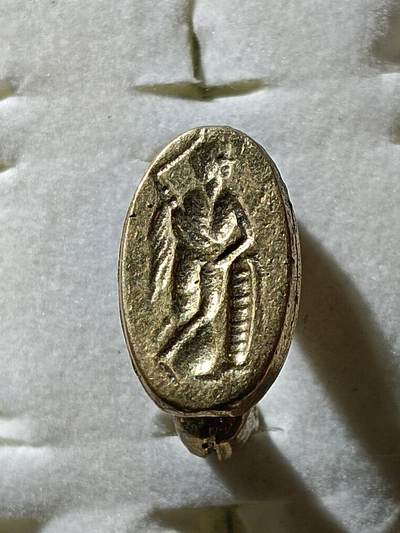 回流饰品旧书 - C1中亚回流铜戒指