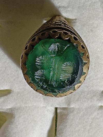 回流饰品旧书 - B9中亚回流天然石戒指