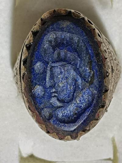 回流饰品旧书 - A1中亚回流天然石戒指