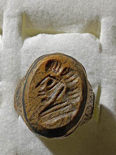 回流饰品旧书 - C5中亚回流天然石戒指