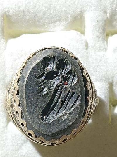 回流饰品旧书 - F6中亚回流天然石戒指