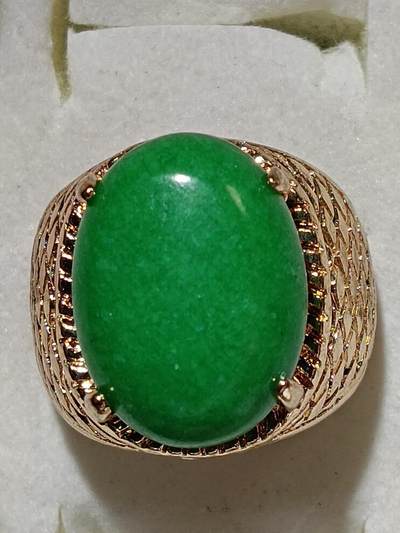 回流饰品旧书 - C1中亚回流天然石戒指