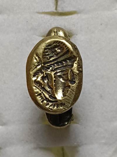 回流饰品旧书 - E1中亚回流铜戒指