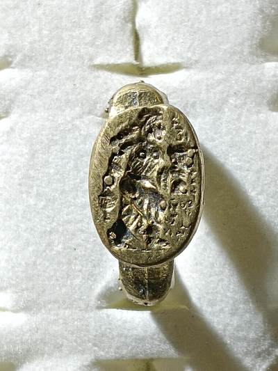 回流饰品旧书 - B4中亚回流铜戒指