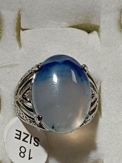 回流饰品旧书 - B3中亚回流天然石戒指