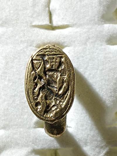 回流饰品旧书 - B1中亚回流铜戒指