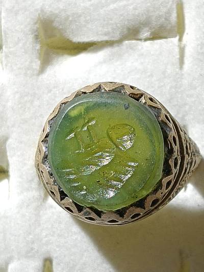 回流饰品旧书 - F8中亚回流天然石戒指