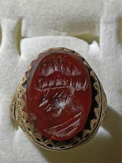 回流饰品旧书 - B2中亚回流天然石戒指