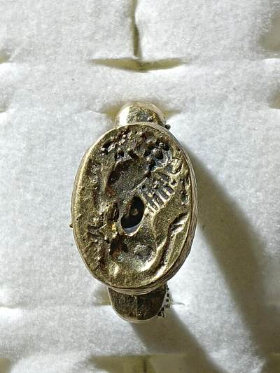 回流饰品旧书 - B5中亚回流铜戒指