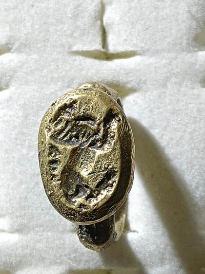 回流饰品旧书 - B2中亚回流铜戒指