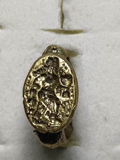 回流饰品旧书 - E2中亚回流铜戒指