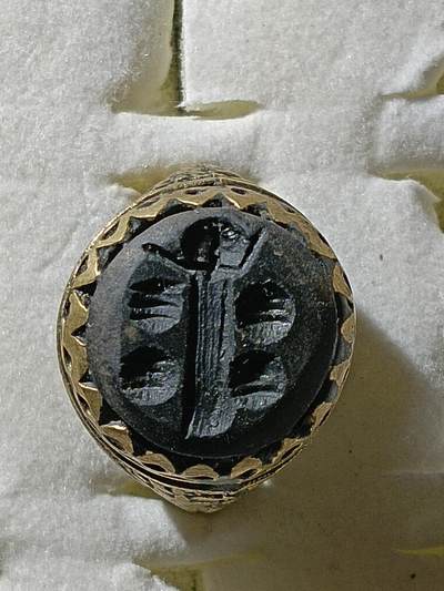 回流饰品旧书 - A8中亚回流天然石戒指