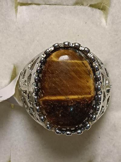 回流饰品旧书 - C9中亚回流天然石戒指