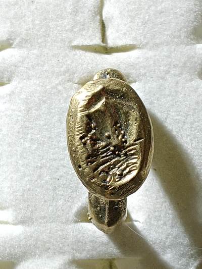 回流饰品旧书 - D3中亚回流铜戒指