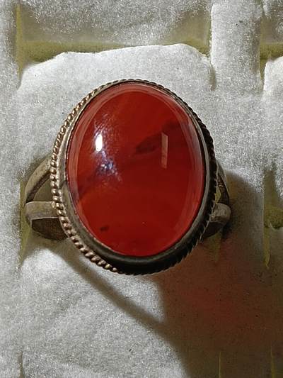 回流饰品旧书 - E9中亚回流天然石戒指