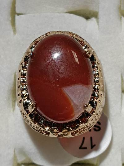 回流饰品旧书 - B1中亚回流天然石戒指