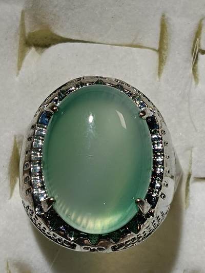 回流饰品旧书 - A10中亚回流天然石戒指