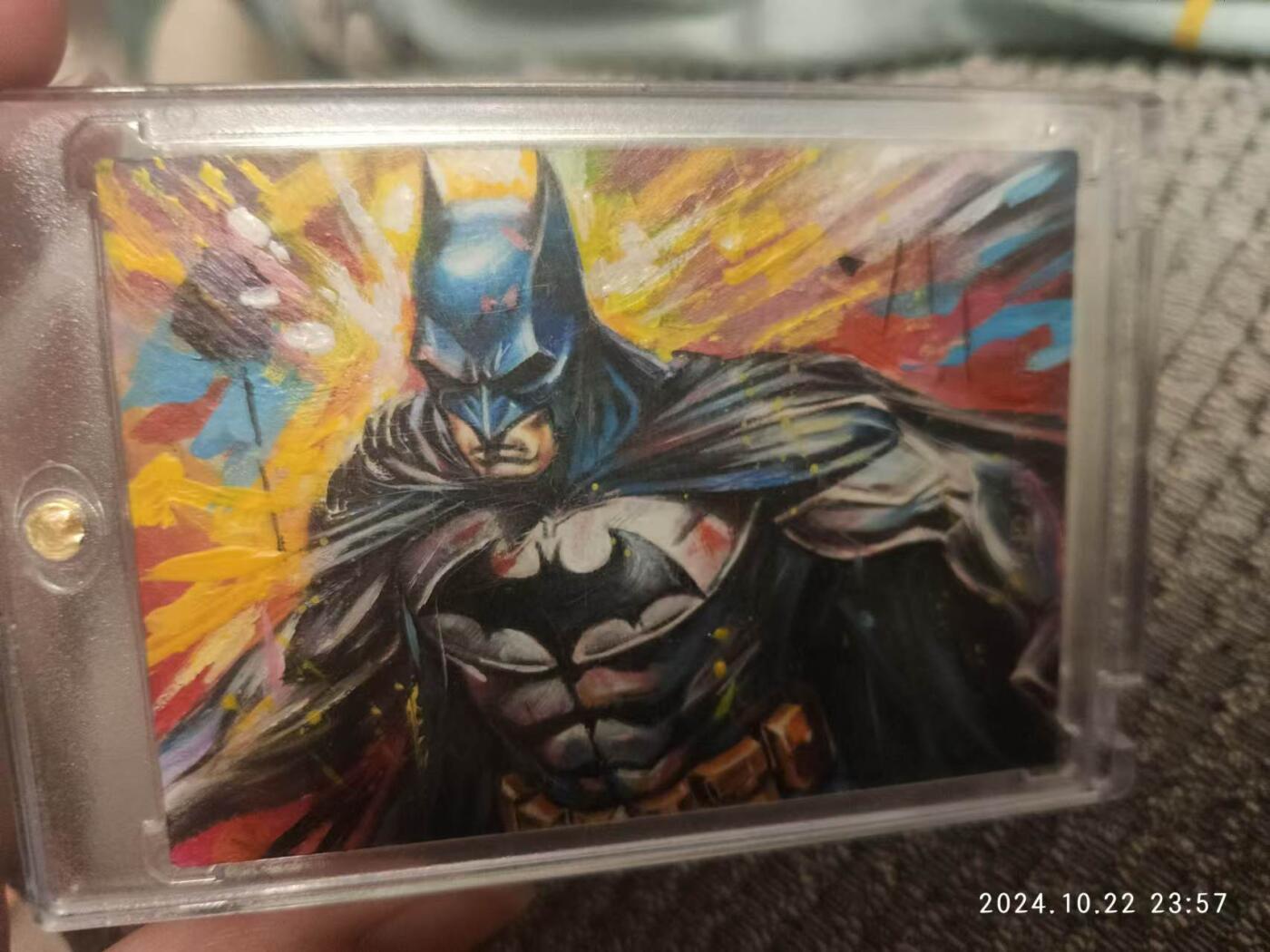 龍虎卡牌拍卖 第九场 手绘卡ᴿ 油画蝙蝠侠 画师：Alice   1/1