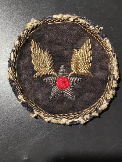 老王徽章第七十一期------北京国际钱币博览会 - 美国二战陆军航空兵臂章  金属丝定制版