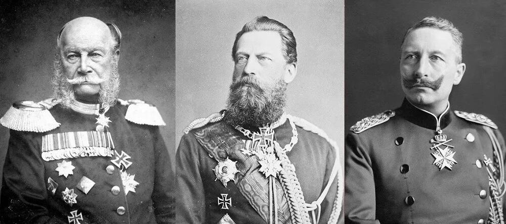 闻德 MS64 德国1888年三皇之年长翅鹰高浮雕精制铝章