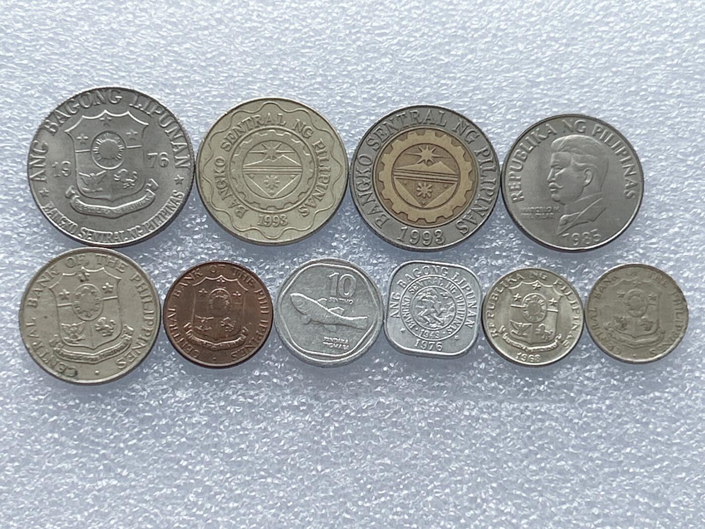 第一海外回流一元起拍收藏 散集专场 第133期 菲律宾硬币 10枚