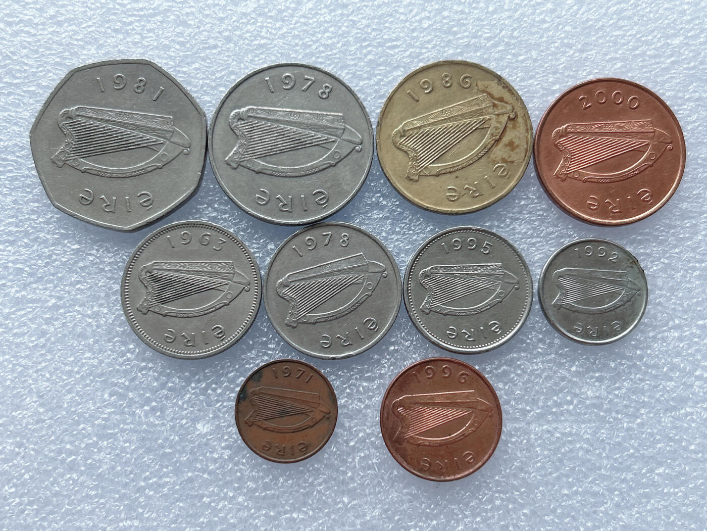 第一海外回流一元起拍收藏 散集专场 第133期 爱尔兰硬币10枚