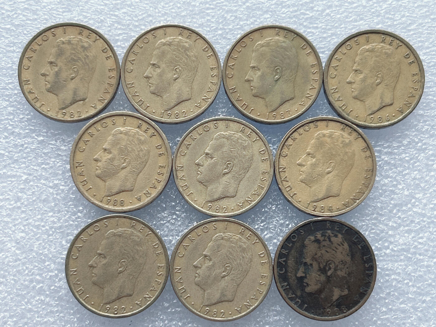 第一海外回流一元起拍收藏 散集专场 第133期 希腊100比塞塔硬币 10枚