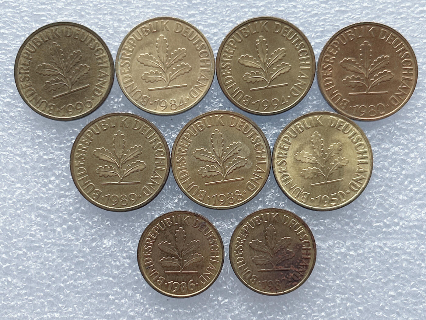 第一海外回流一元起拍收藏 散集专场 第133期 德国芬尼币9枚 带光好品