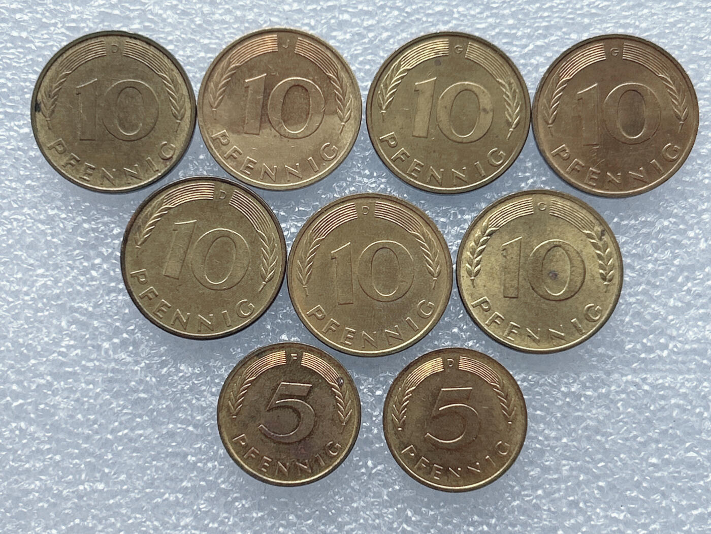 第一海外回流一元起拍收藏 散集专场 第133期 德国芬尼币9枚 带光好品