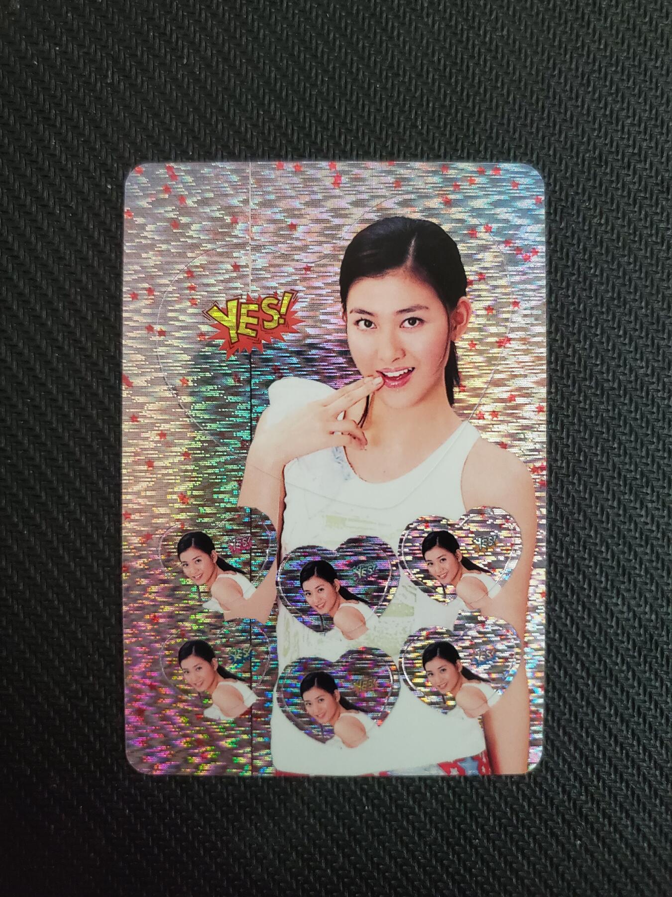 明星卡片 李彩桦 闪签卡
