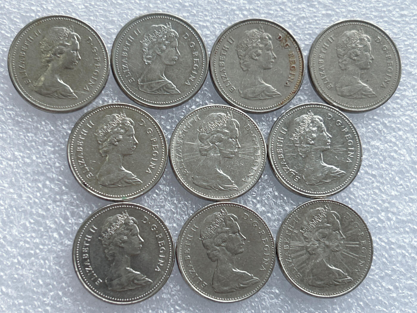 第一海外回流一元起拍收藏 散集专场 第133期 加拿大海狸5分硬币10枚