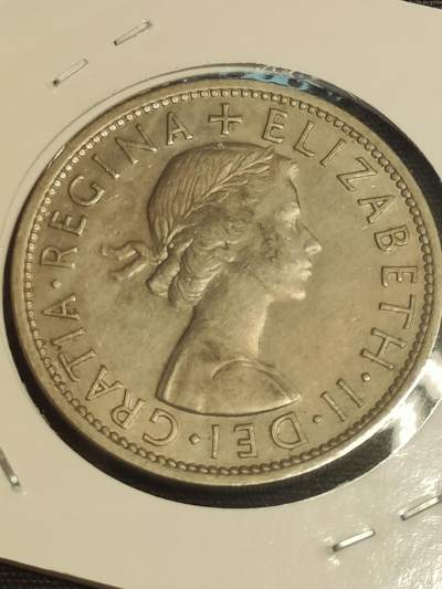2024年第十四场外国好品散币(免佣金) - 稀年好品英国🇬🇧1959年1/2克朗(青年束发版)