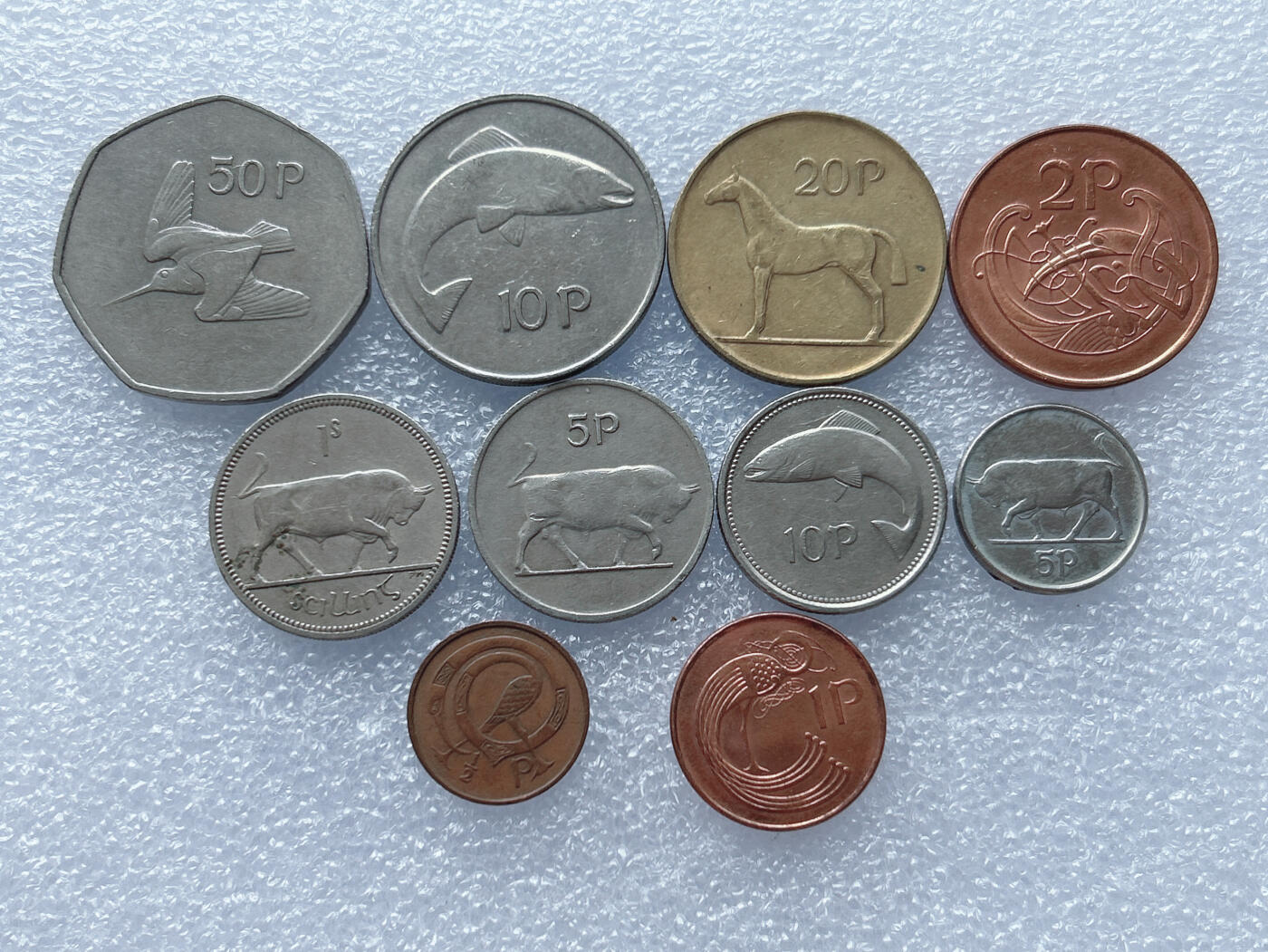 第一海外回流一元起拍收藏 散集专场 第133期 爱尔兰硬币10枚