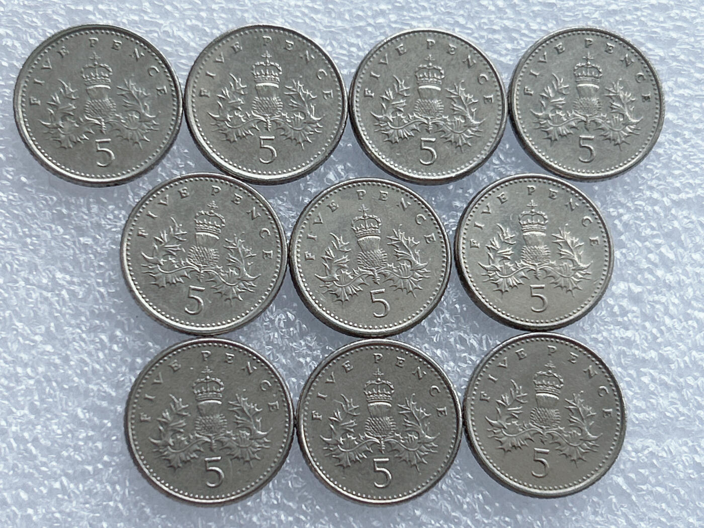 第一海外回流一元起拍收藏 散集专场 第133期 英国5便士 小版 10枚