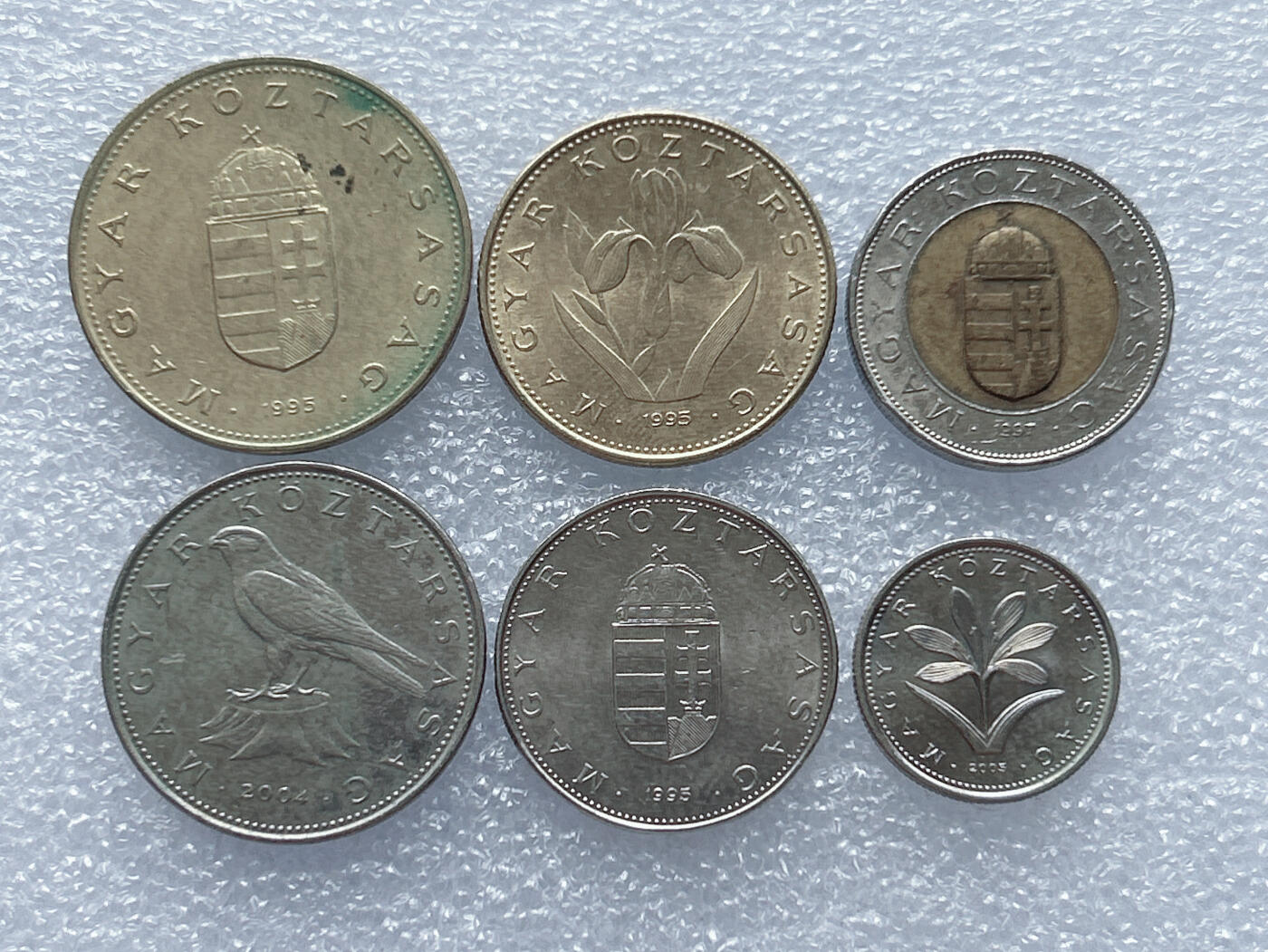 第一海外回流一元起拍收藏 散集专场 第133期 匈牙利硬币6枚套