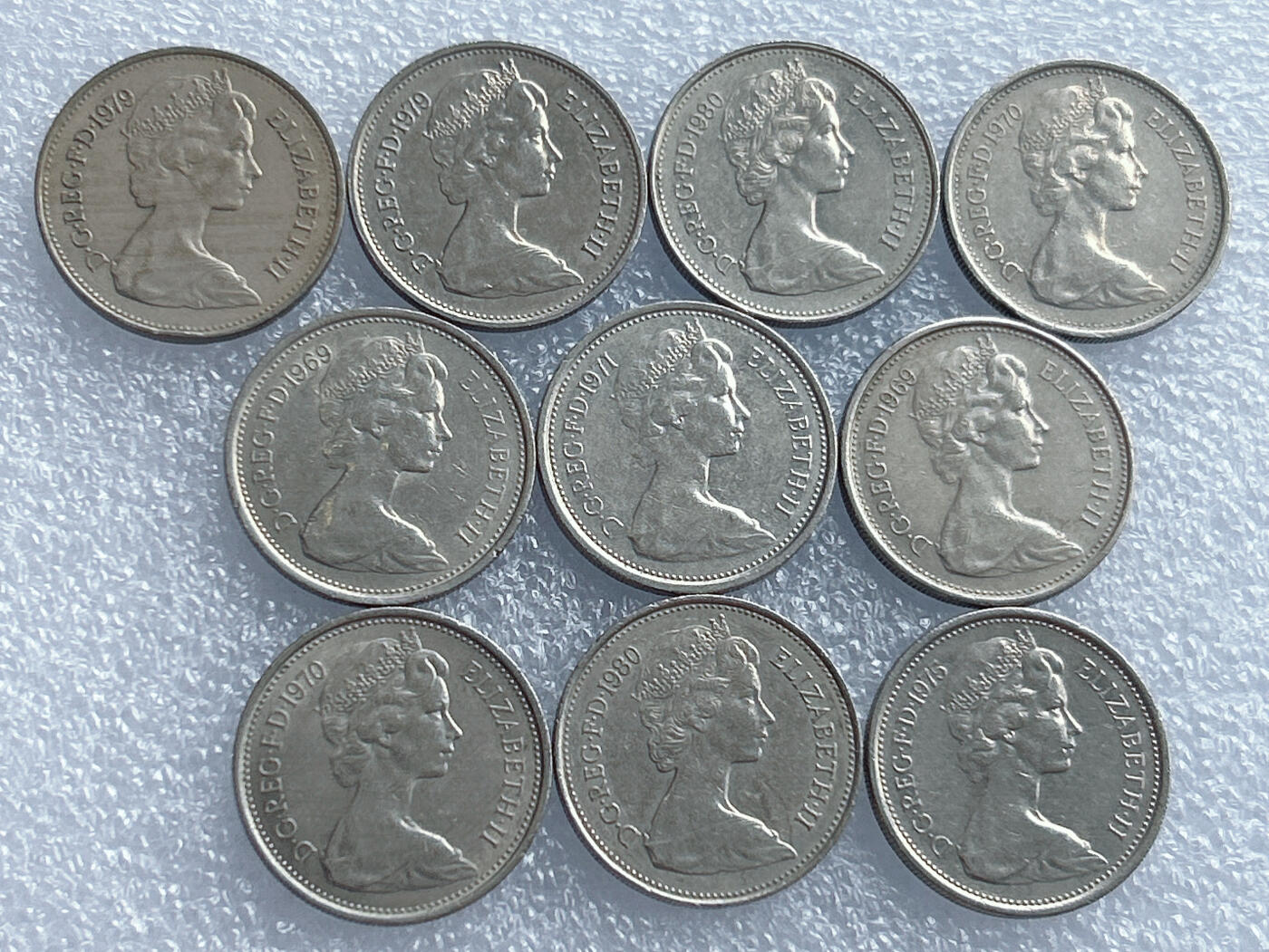 第一海外回流一元起拍收藏 散集专场 第133期 英国5便士 大版 10枚